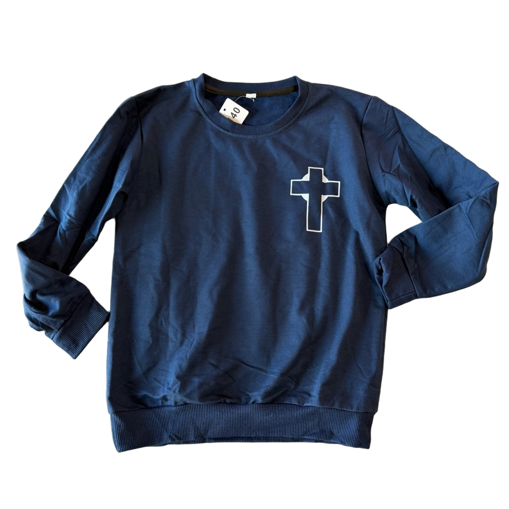 Youth Christian Based God Is Good All The Time Long Sleeve Top Size 140 aka 10